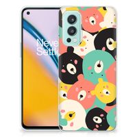 OnePlus Nord 2 5G Telefoonhoesje met Naam Bears - thumbnail