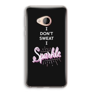 Sparkle quote: HTC U Play Transparant Hoesje