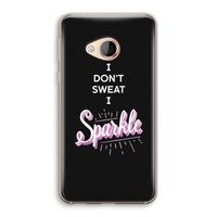 Sparkle quote: HTC U Play Transparant Hoesje
