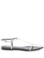 Jil Sander pointed open-toe leather sandals - Gris - thumbnail