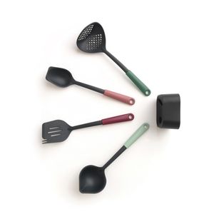 Brabantia - Tasty+ kookgerei set, 4- delig plus houder