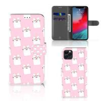 Apple iPhone 11 Pro Max | Telefoonhoesje | Met pasjeshouder | Sleeping Cats
