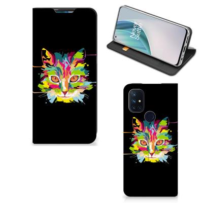 OnePlus Nord N10 5G Magnet Case Cat Color OnePlus Nord N10 5G Magnet Case Cat Color