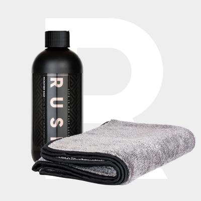 Perfect Drying Package - Droogdoek - Ultra-absorberende microvezeldoek- Streeploos autodrogen & kuisen - Droogdoek + wasmiddel met 33% korting - 600 GSM + Microfiber Wash - RUSH Official