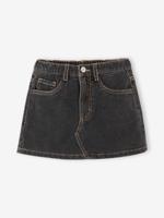 Jeans shortrokje voor meisjes antraciet