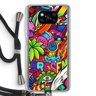 Represent: Xiaomi Poco X3 NFC Transparant Hoesje met koord