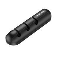 5-poorts kabelorganizer Vention 2 stuks zwart