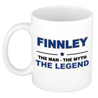 Finnley cadeau mok - man myth legend - naam koffiemok - 300 ml - collega - vaderdag