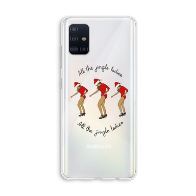Jingle Ladies: Galaxy A51 4G Transparant Hoesje