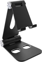 Mobiparts Phone Stand Holder Metal size M - Black - thumbnail