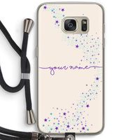 Sterren: Samsung Galaxy S7 Transparant Hoesje met koord Sterren: Samsung Galaxy S7 Transparant Hoesje met koord