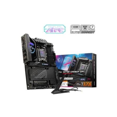 Moederbord - MSI - MPG X870E CARBON WIFI - Wi-Fi 7, 5G LAN, USB 40 Gb/s, RGB LED, extra PCIe