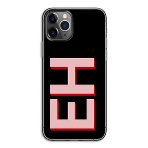 Monogram: iPhone 11 Pro Transparant Hoesje