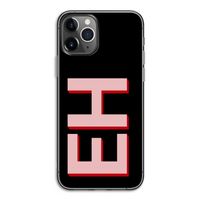 Monogram: iPhone 11 Pro Transparant Hoesje