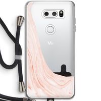 Peach bath: LG V30 Transparant Hoesje met koord