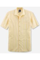 OLYMP Casual Modern Fit Overhemd Korte mouw geel