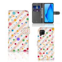 Huawei P40 Lite Telefoon Hoesje Dots