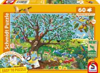 Puzzel - SCHMIDT SPIELE - Dieren in de tuin - 60 stukjes - Vanaf 5 jaar