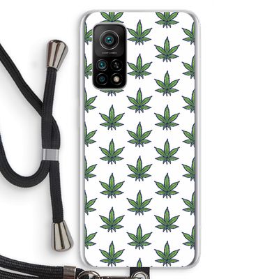 Weed: Xiaomi Mi 10T 5G Transparant Hoesje met koord