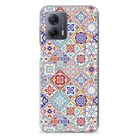 Motorola Moto G53 TPU Siliconen Hoesje Tiles Color - thumbnail