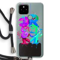 Dream: Pixel 5 Transparant Hoesje met koord Dream: Pixel 5 Transparant Hoesje met koord