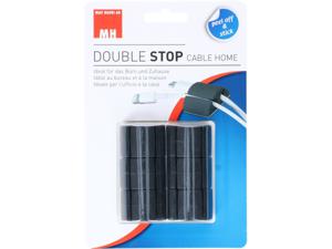 Cablehome Bevestigingselement 135352 Bundel-Ø (bereik) 8.5 mm (max) Tweegats Zwart 1 stuk(s)