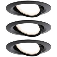 Paulmann 93082 Set Nova Plus LED-inbouwlamp LED 6 W Zwart