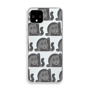 Cats: Pixel 4 Transparant Hoesje