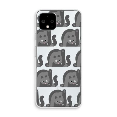 Cats: Pixel 4 Transparant Hoesje