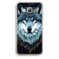 Darkness Wolf: Samsung Galaxy J3 (2016) Transparant Hoesje