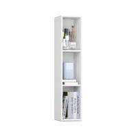 Boekenrek met open planken, wolkenwit / 3 verdiepingen（ 20B cm）