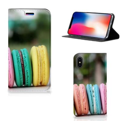 Apple iPhone X | Xs | Flip Style Cover | Macarons