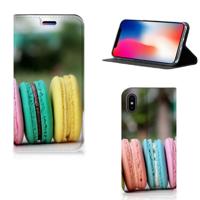 Apple iPhone X | Xs | Flip Style Cover | Macarons