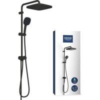 Douchekolom met handmatige omstelling - Waterbesparend - GROHE Vitalio Comfort 250 - Mat Zwart - 266982431