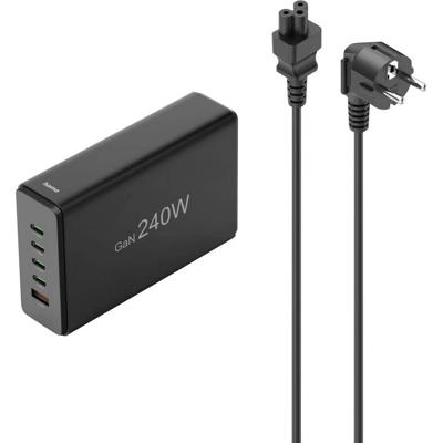 Hama USB-laadstation 240 W Zwart
