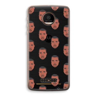 Kanye Call Me?: Motorola Moto Z Force Transparant Hoesje