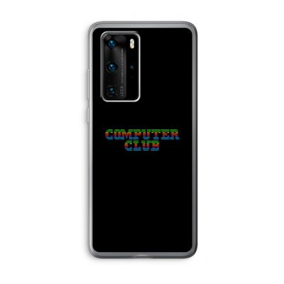 Retro: Huawei P40 Pro Transparant Hoesje