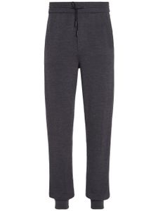 Zegna pantalon de jogging à lien de resserrage - Gris