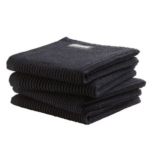 DDDDD Vaatdoek Basic Neutral Black (4 stuks)