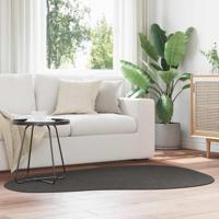 Tapijt HUARTE Antraciet 120 x 170 cm Polyester
