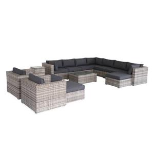 sweeek - Wicker loungeset 12 tot 14 plaatsen