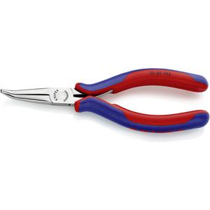 Knipex 35 82 145 Elektronica en fijnmechanica Platte rondbektang 45° gebogen 145 mm