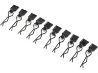 Losi - Body Clips Black Small (10): LMT (LOS246003) - thumbnail