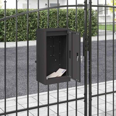 Brievenbus Zwart 30 x 23 x 55 cm Staal