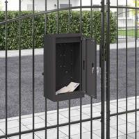 Brievenbus Zwart 30 x 23 x 55 cm Staal