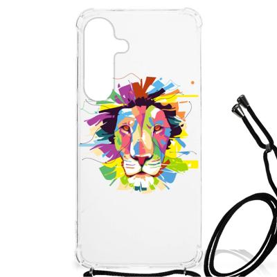 Samsung Galaxy S24 Plus Stevig | Bumper Hoesje | Lion Color Samsung Galaxy S24 Plus Stevig | Bumper Hoesje | Lion Color