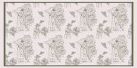 Monochrome boeren Sketch antiek vinyl tapijt