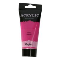 Acrylverf/hobbyverf op waterbasis - donker roze - 75 ml - Schilderen/knutselen Acrylverf/hobbyverf op waterbasis - donker roze - 75 ml - Schilderen/knutselen