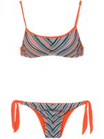 Amir Slama printed bikini top - Jaune