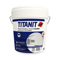 Verf Titanlux Titanit 029190004 Plafond Muur Wasbaar Wit Mat 4 L